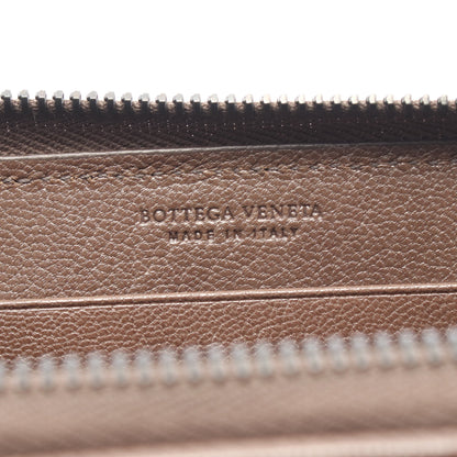 バタフライモチーフ ラウンドファスナー長財布 レザー ブラウン ボッテガヴェネタ 財布・小物 BOTTEGA VENETA