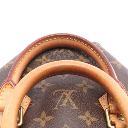 スピーディ25 モノグラム ハンドバッグ PVC レザー ブラウン ルイヴィトン バッグ LOUIS VUITTON