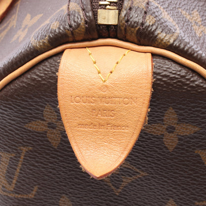 スピーディ25 モノグラム ハンドバッグ PVC レザー ブラウン ルイヴィトン バッグ LOUIS VUITTON