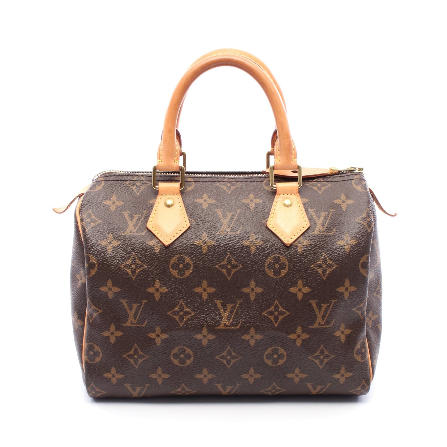 スピーディ25 モノグラム ハンドバッグ PVC レザー ブラウン ルイヴィトン バッグ LOUIS VUITTON