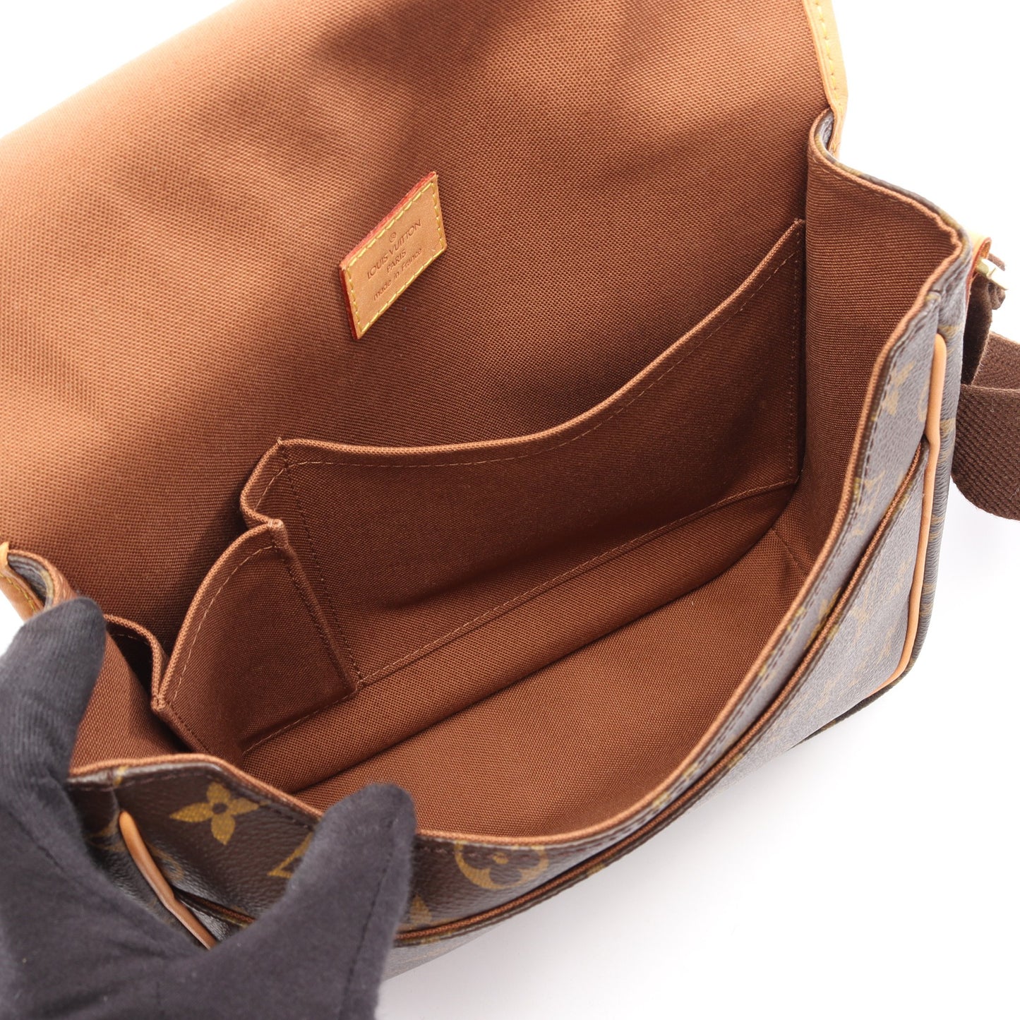 メッセンジャーPM ボスフォール モノグラム ショルダーバッグ PVC レザー ブラウン ルイヴィトン バッグ LOUIS VUITTON