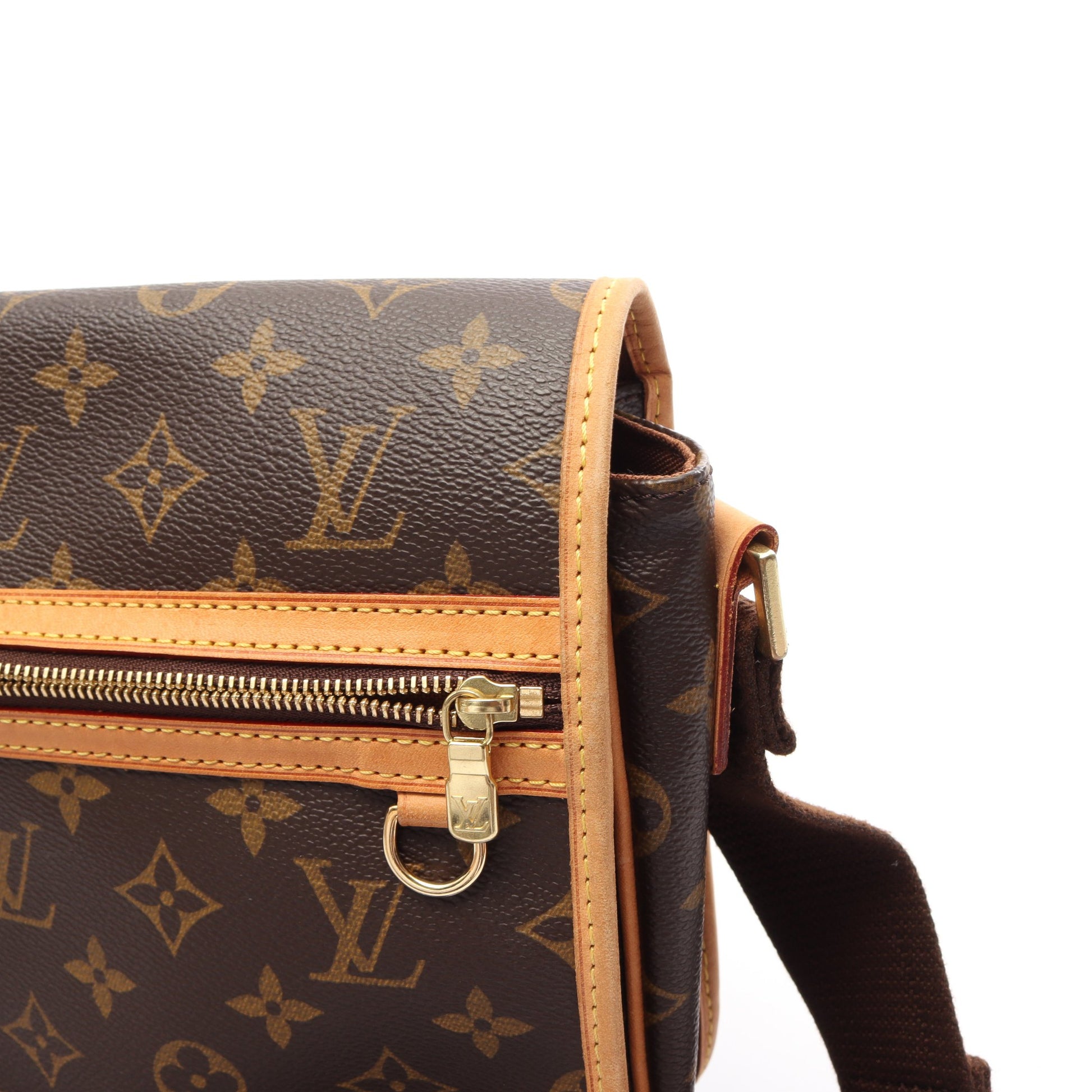 メッセンジャーPM ボスフォール モノグラム ショルダーバッグ PVC レザー ブラウン ルイヴィトン バッグ LOUIS VUITTON