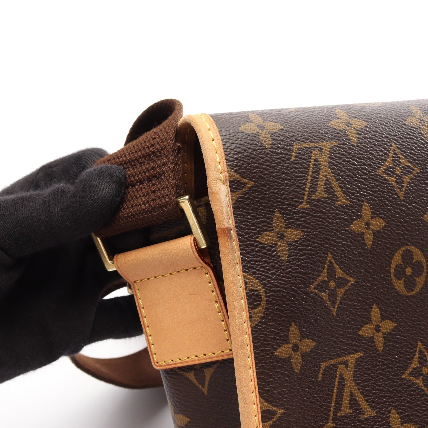 メッセンジャーPM ボスフォール モノグラム ショルダーバッグ PVC レザー ブラウン ルイヴィトン バッグ LOUIS VUITTON