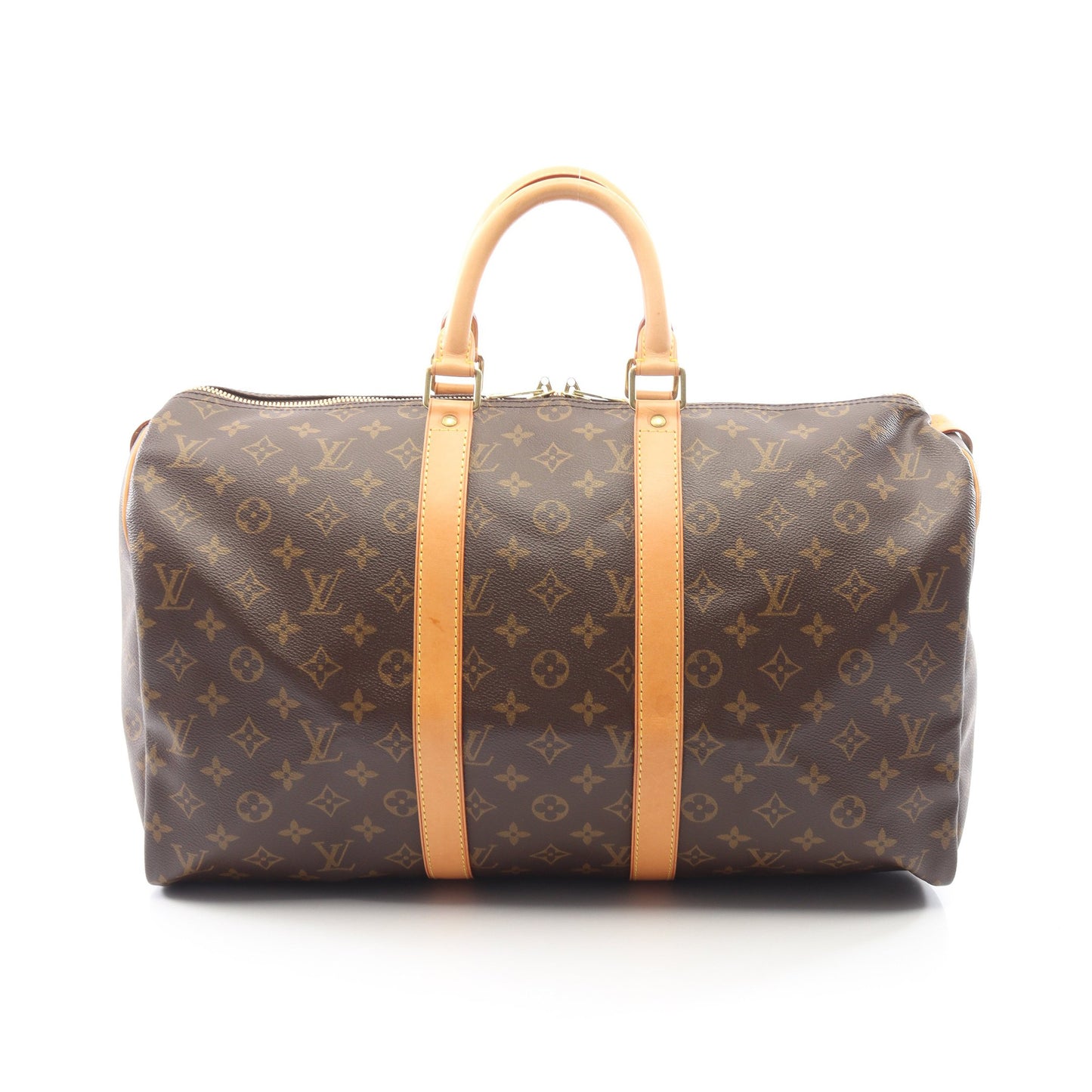 キーポル45 モノグラム ボストンバッグ PVC レザー ブラウン ルイヴィトン バッグ LOUIS VUITTON