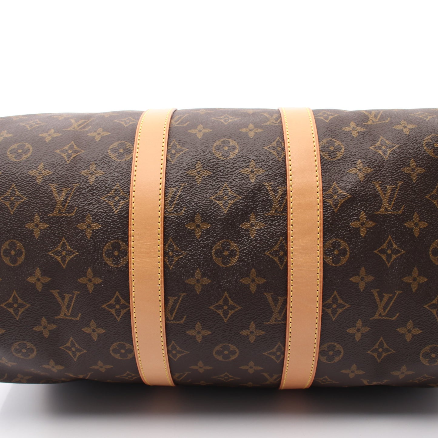 キーポル45 モノグラム ボストンバッグ PVC レザー ブラウン ルイヴィトン バッグ LOUIS VUITTON