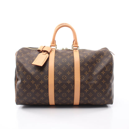 キーポル45 モノグラム ボストンバッグ PVC レザー ブラウン ルイヴィトン バッグ LOUIS VUITTON