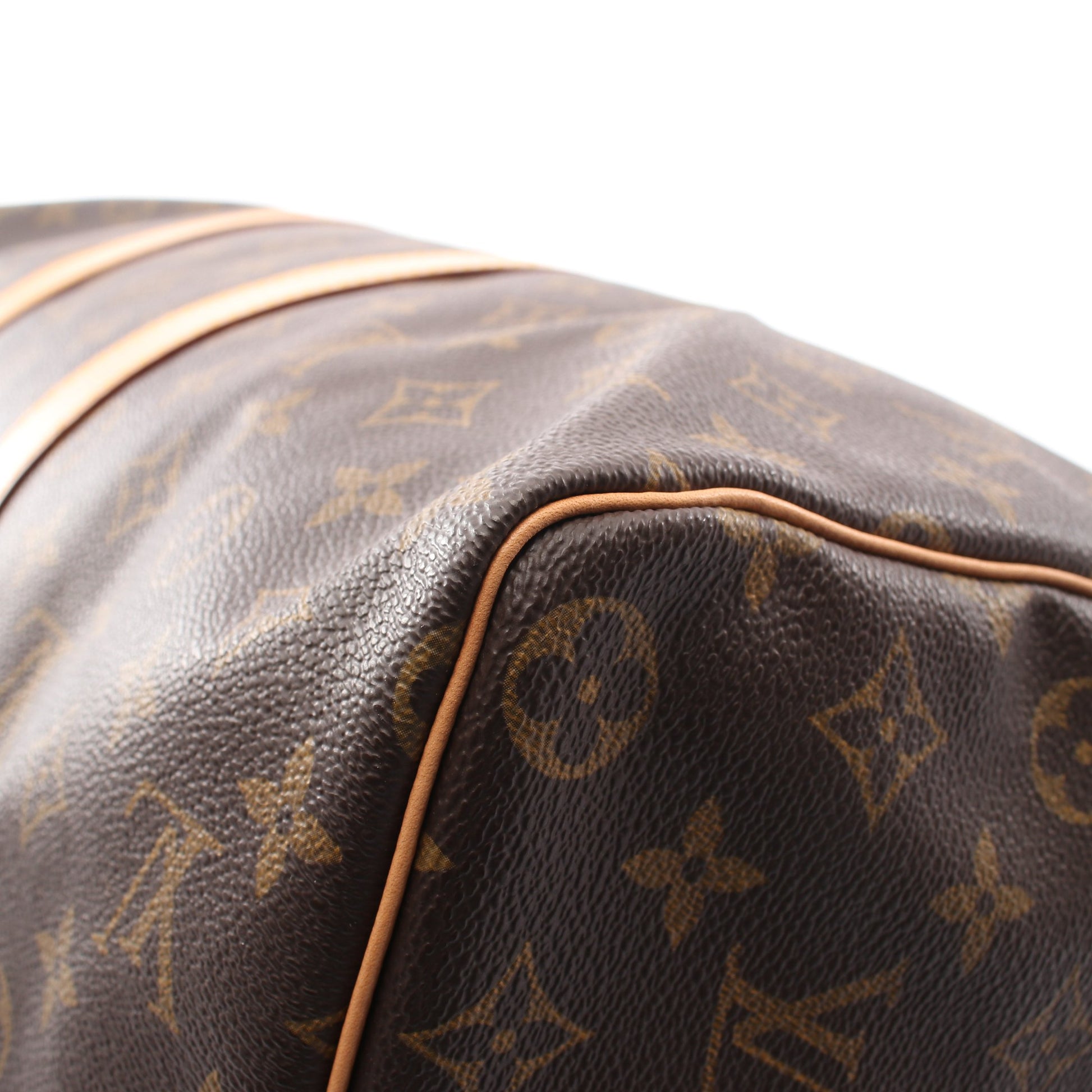 キーポル45 モノグラム ボストンバッグ PVC レザー ブラウン ルイヴィトン バッグ LOUIS VUITTON
