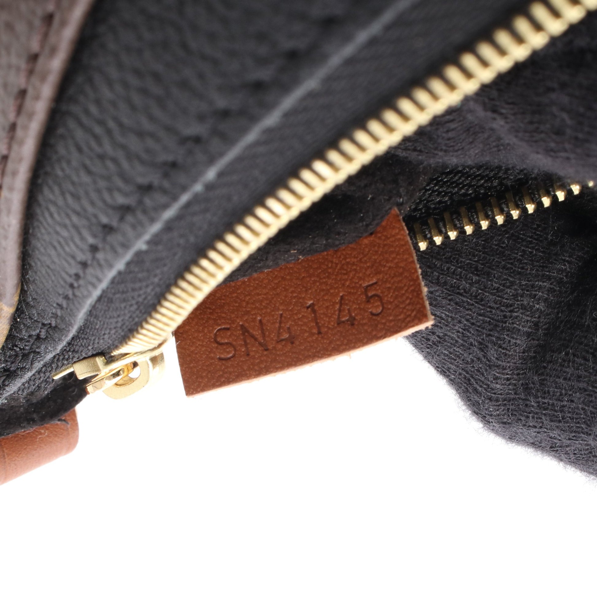 ナノパラス モノグラム ノワール 2WAY ショルダーバッグ PVC レザー ブラウン ブラック ルイヴィトン バッグ LOUIS VUITTON