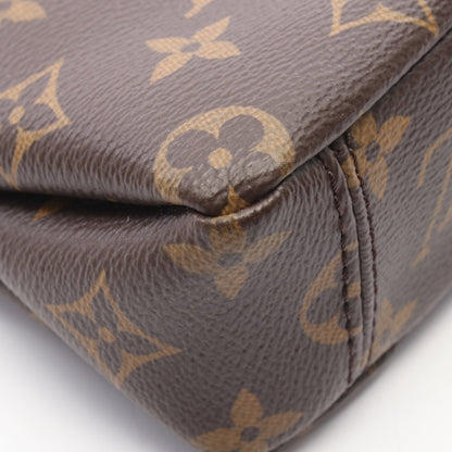 ナノパラス モノグラム ノワール 2WAY ショルダーバッグ PVC レザー ブラウン ブラック ルイヴィトン バッグ LOUIS VUITTON