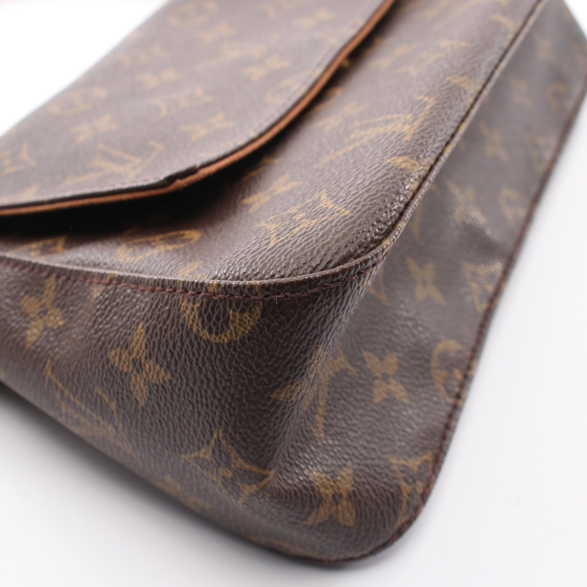 ミニルーピング モノグラム ハンドバッグ PVC レザー ブラウン ルイヴィトン バッグ LOUIS VUITTON