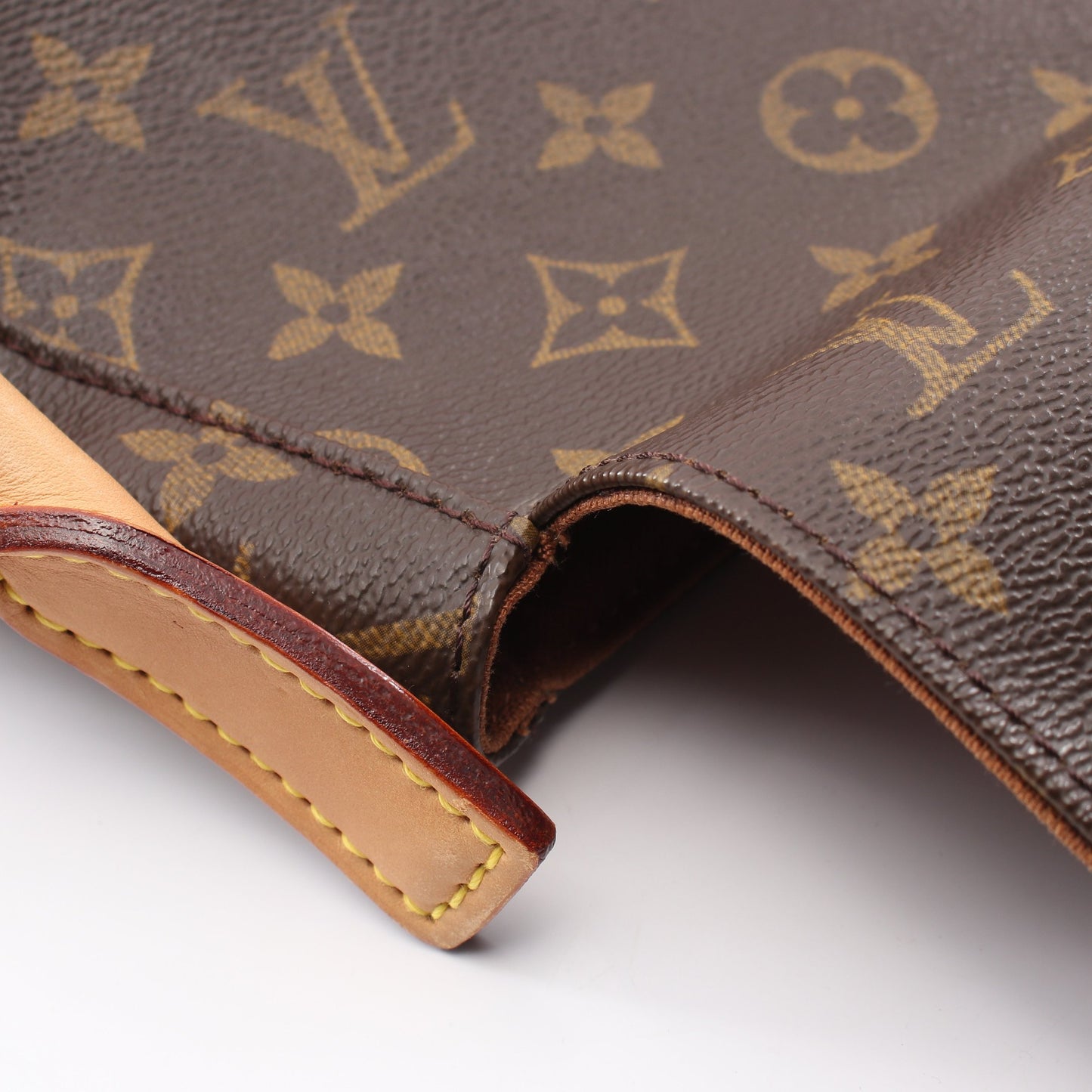 ミニルーピング モノグラム ハンドバッグ PVC レザー ブラウン ルイヴィトン バッグ LOUIS VUITTON