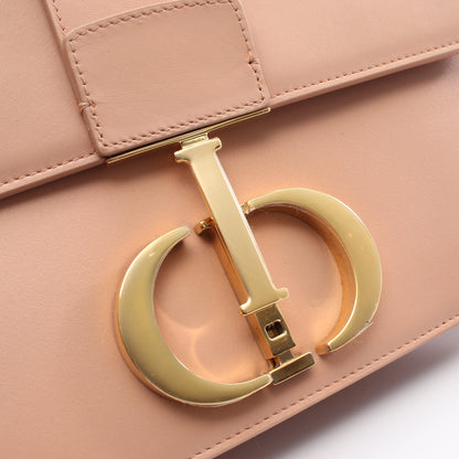 30 MONTAIGNE モンテーニュ ショルダーバッグ レザー ピンクベージュ クリスチャンディオール