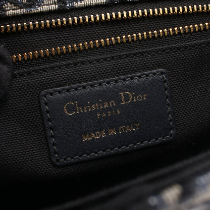 30 MONTAIGNE モンテーニュ オブリーク ジャカード チェーンショルダーバッグ キャンバス レザー ネイビー ベージュ クリスチャンディオール