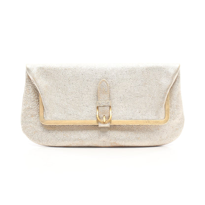 クラッチバッグ レザー シャンパンゴールド ジミーチュウ バッグ JIMMY CHOO