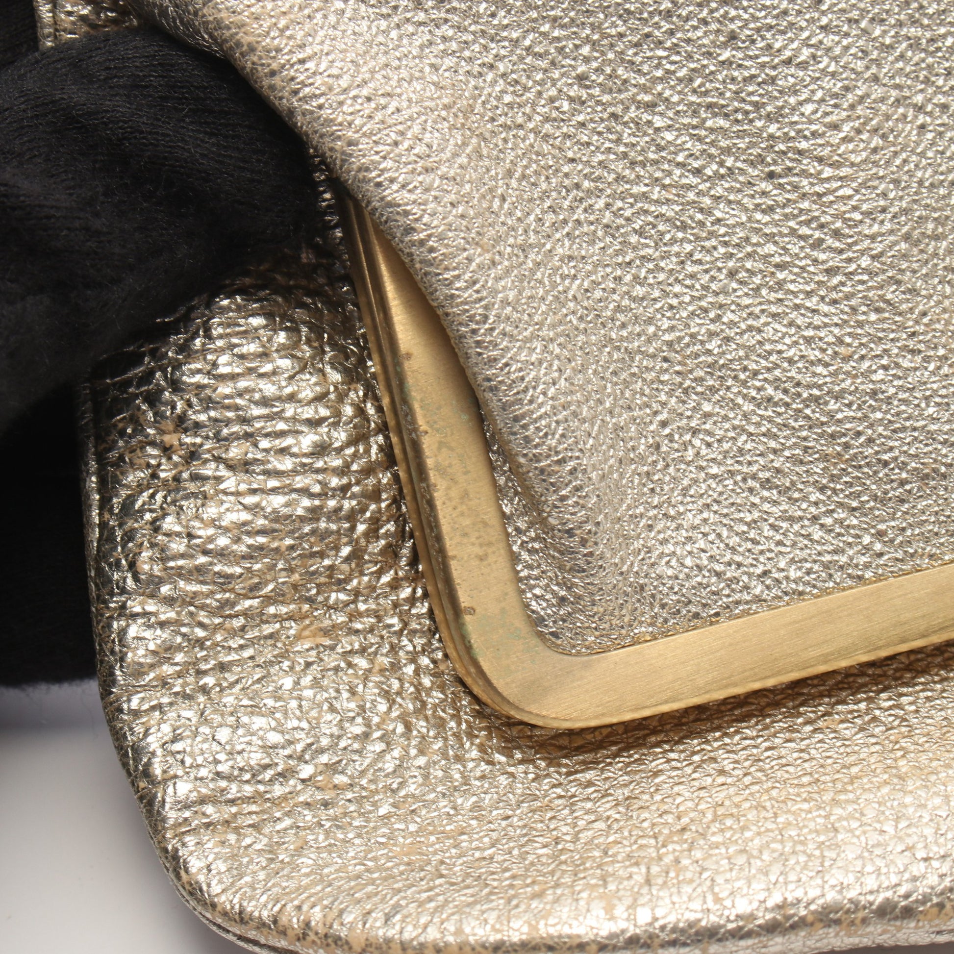 クラッチバッグ レザー シャンパンゴールド ジミーチュウ バッグ JIMMY CHOO