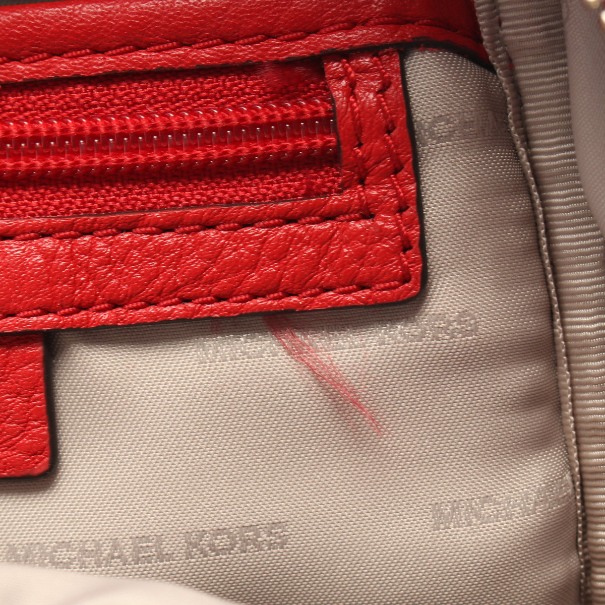 バックパック リュックサック レザー レッド マイケルコース バッグ MICHAEL KORS
