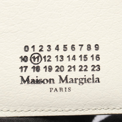 4ステッチ ナンバリング 三つ折り財布 レザー ホワイト メゾンマルジェラ11 財布・小物 Maison Margiela 11