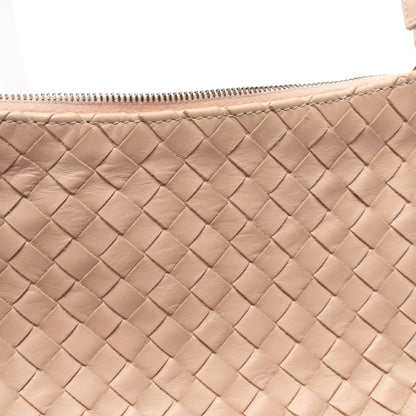 イントレチャート ショルダーバッグ レザー ライトピンク ボッテガヴェネタ バッグ BOTTEGA VENETA