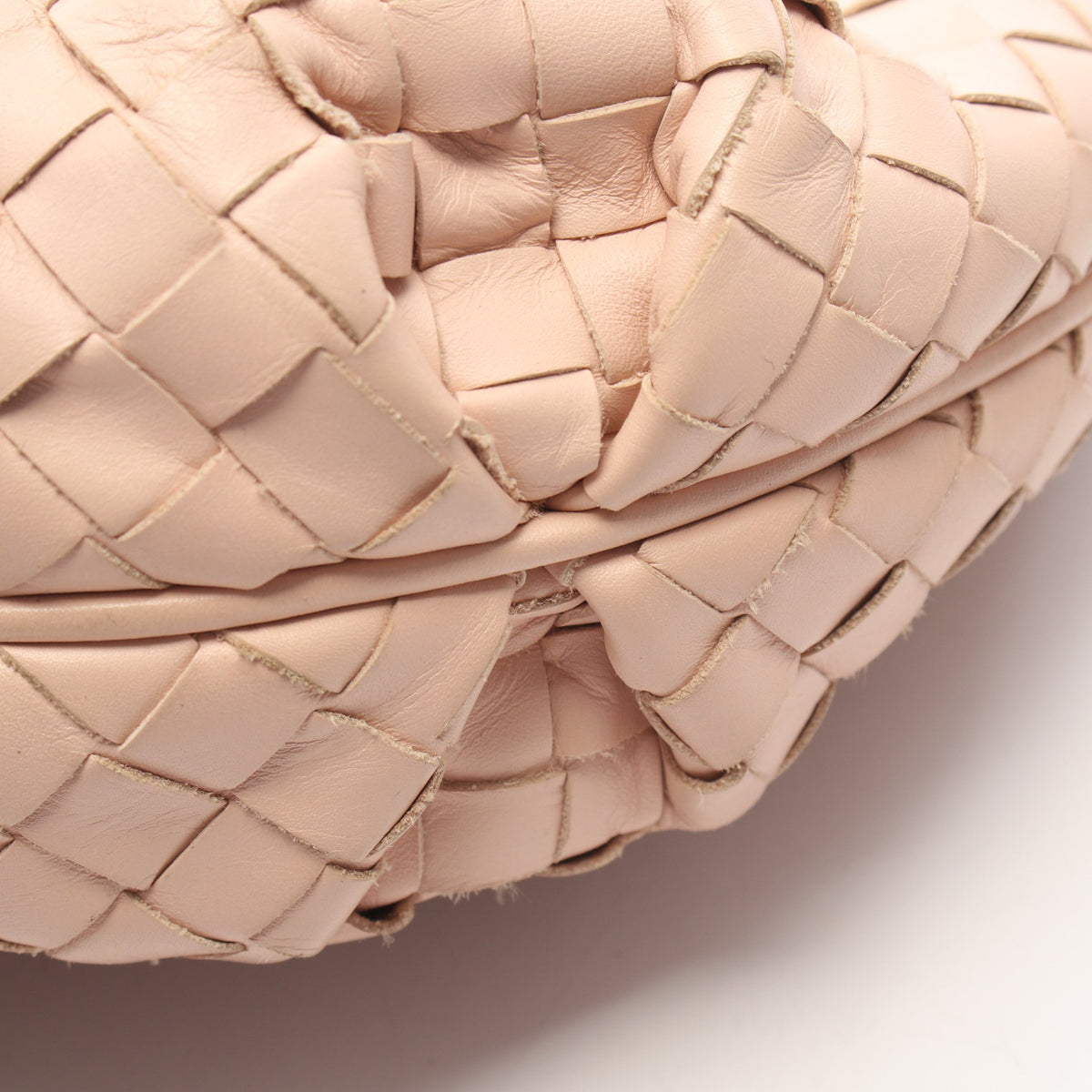 イントレチャート ショルダーバッグ レザー ライトピンク ボッテガヴェネタ バッグ BOTTEGA VENETA