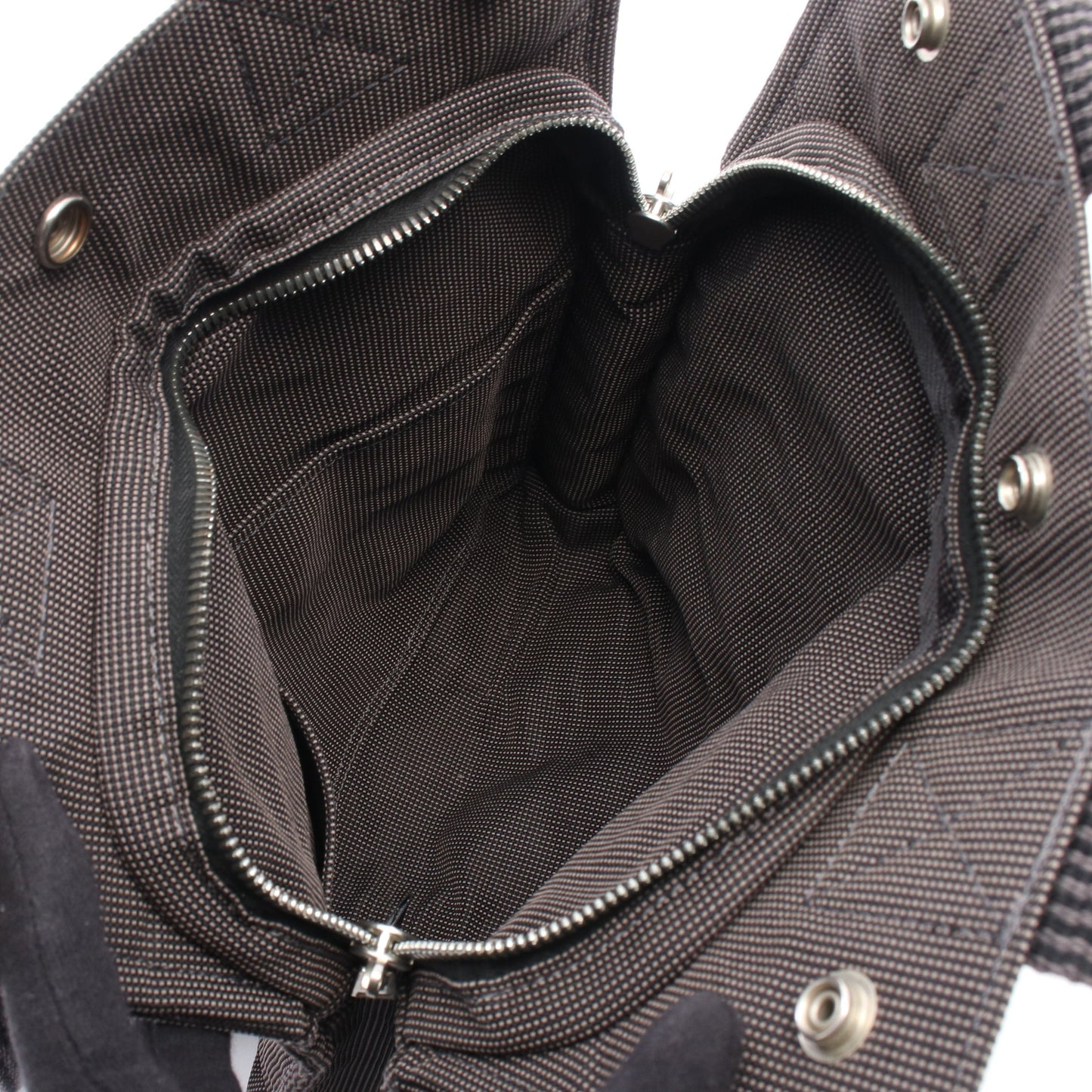 エールライン アドPM バックパック リュックサック キャンバス グレー シルバー金具 エルメス