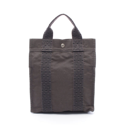 エールライン アドPM バックパック リュックサック キャンバス グレー シルバー金具 エルメス