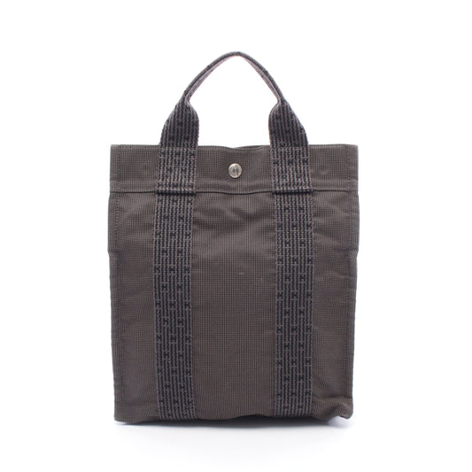 エールライン アドPM バックパック リュックサック キャンバス グレー シルバー金具 エルメス