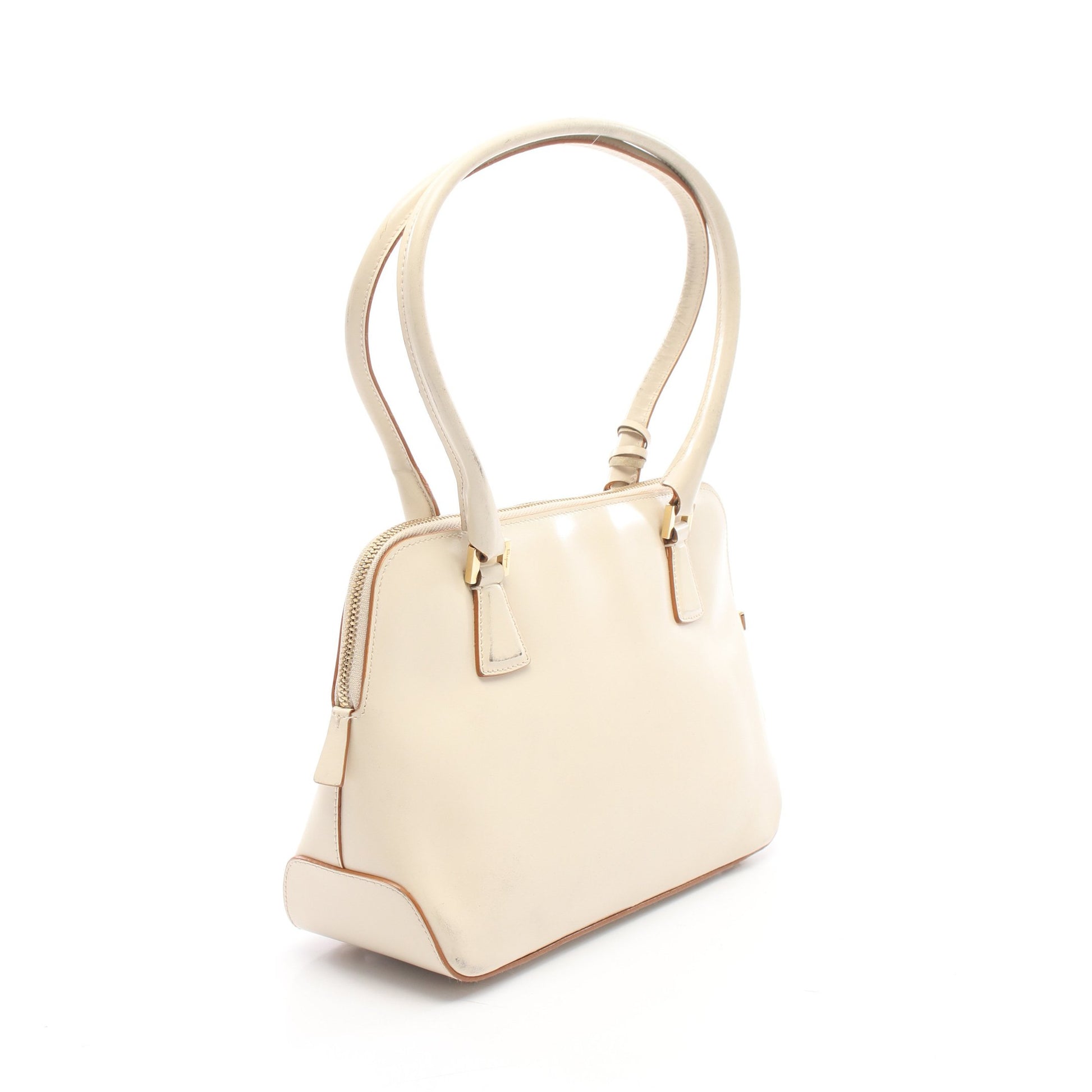 ハンドバッグ レザー アイボリー サルヴァトーレフェラガモ バッグ Salvatore Ferragamo