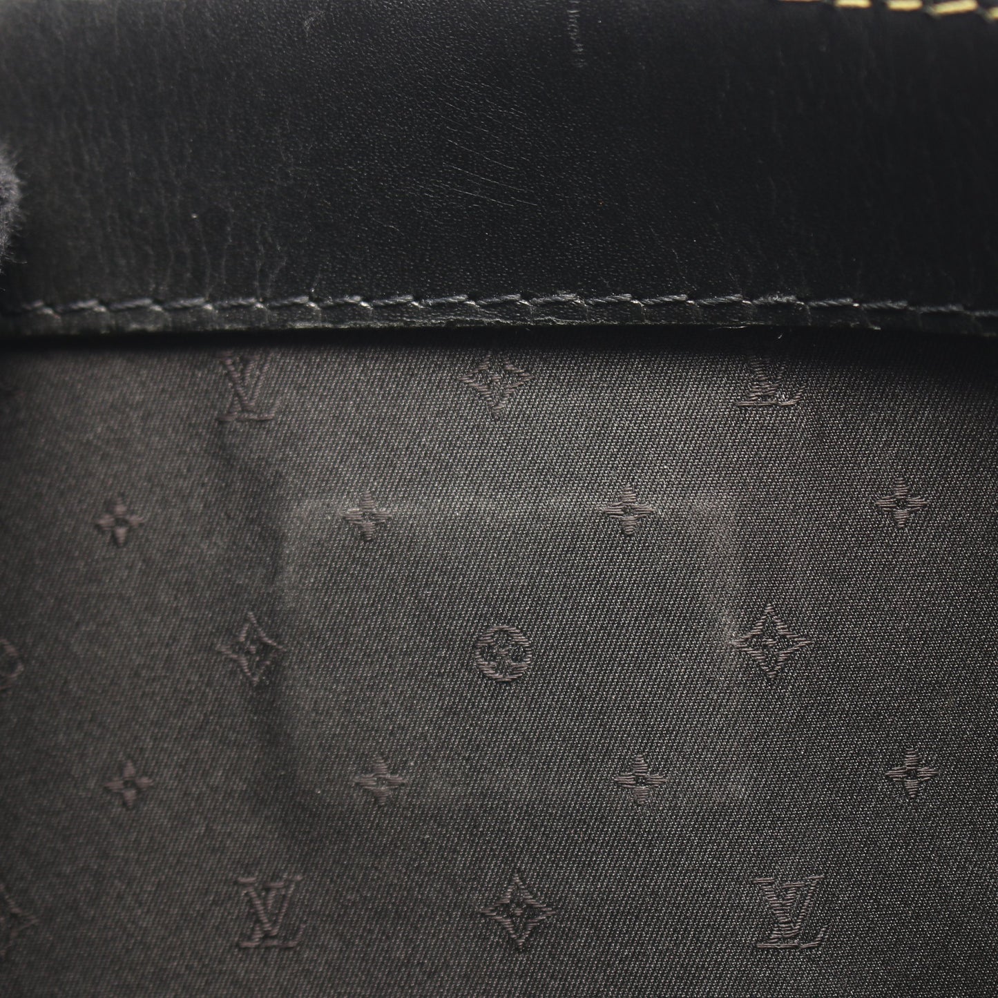 ファビュロー スハリ ノワール ハンドバッグ レザー ブラック ルイヴィトン バッグ LOUIS VUITTON