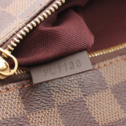 イエナMM ダミエエベヌ ショルダーバッグ トートバッグ PVC レザー ブラウン ルイヴィトン バッグ LOUIS VUITTON