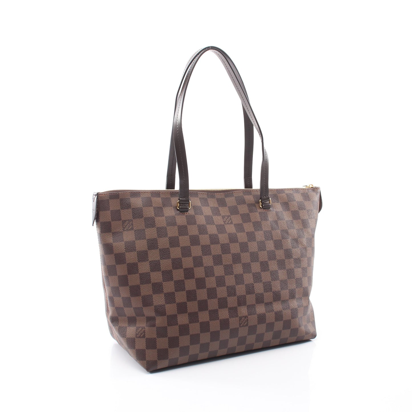 イエナMM ダミエエベヌ ショルダーバッグ トートバッグ PVC レザー ブラウン ルイヴィトン バッグ LOUIS VUITTON