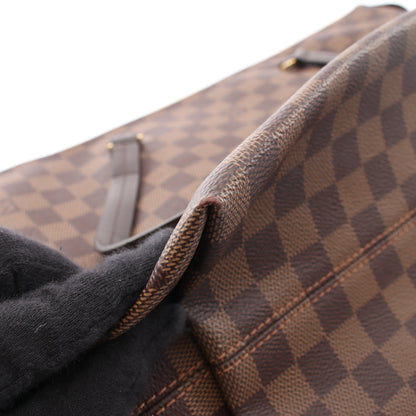 イエナMM ダミエエベヌ ショルダーバッグ トートバッグ PVC レザー ブラウン ルイヴィトン バッグ LOUIS VUITTON