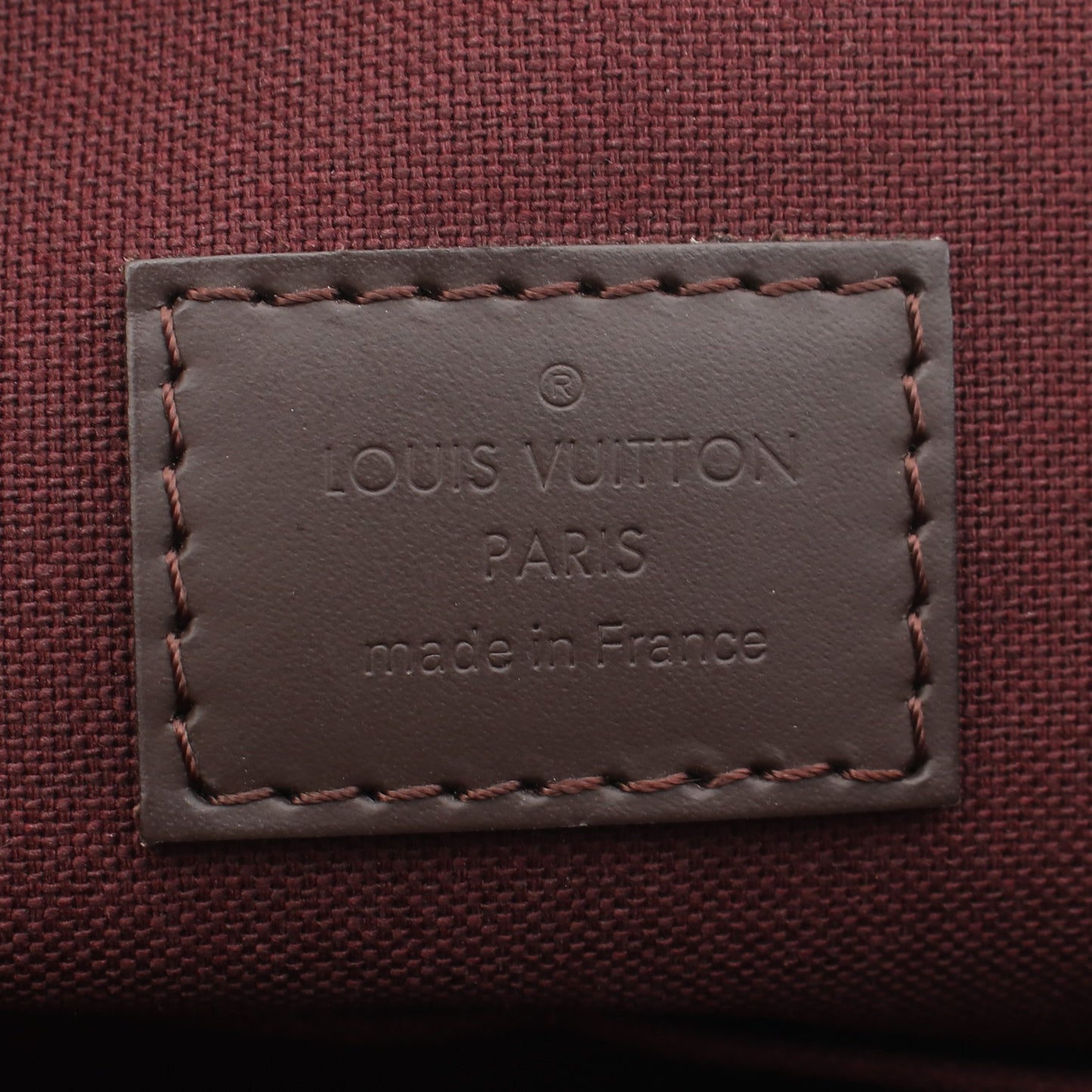 イエナMM ダミエエベヌ ショルダーバッグ トートバッグ PVC レザー ブラウン ルイヴィトン バッグ LOUIS VUITTON