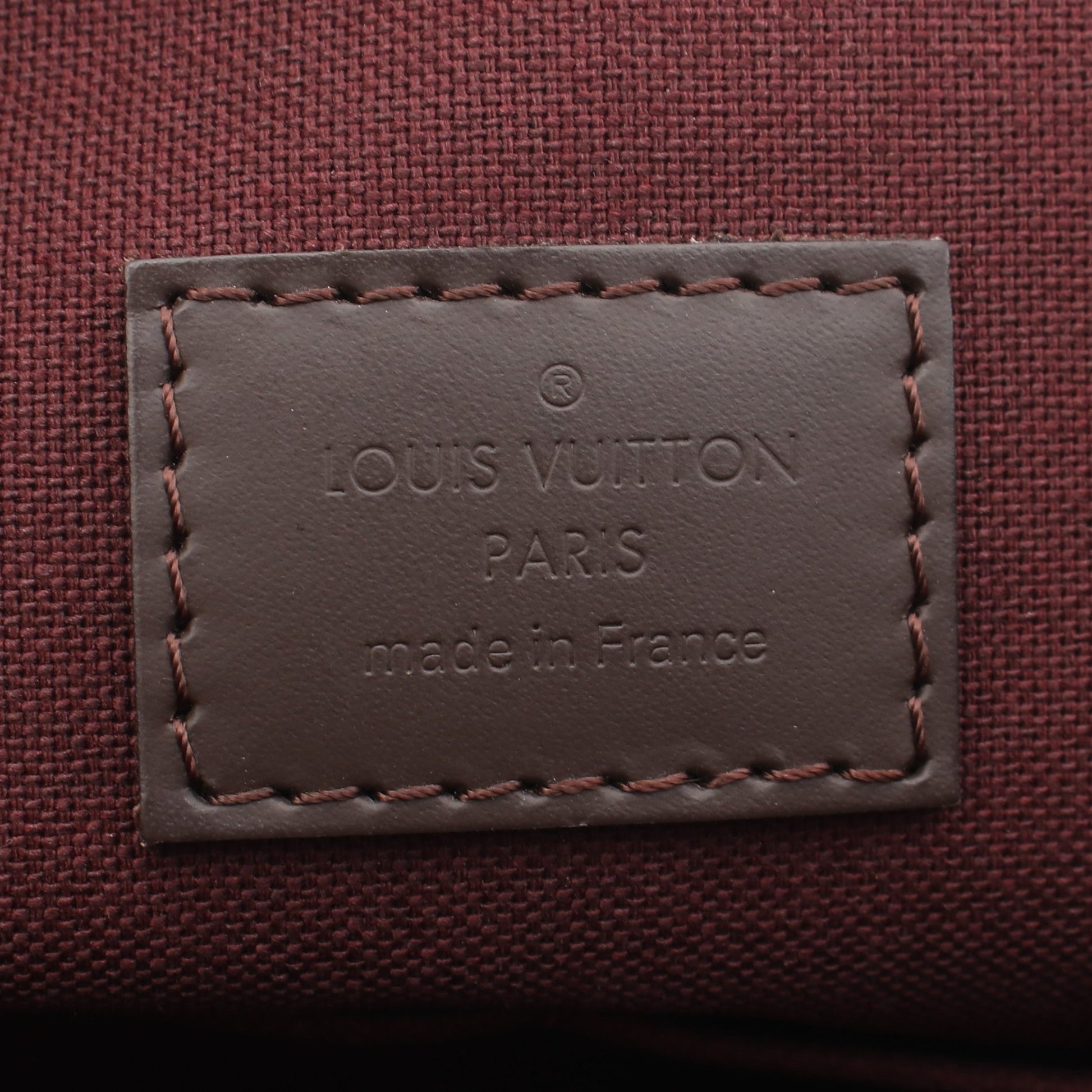 イエナMM ダミエエベヌ ショルダーバッグ トートバッグ PVC レザー ブラウン ルイヴィトン バッグ LOUIS VUITTON