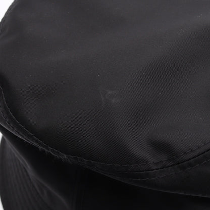 Re-Nylon トライアングルロゴ バケット ハット 帽子 ナイロン ブラック プラダ