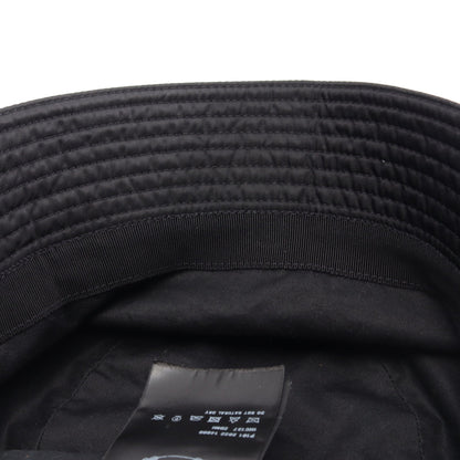 Re-Nylon トライアングルロゴ バケット ハット 帽子 ナイロン ブラック プラダ