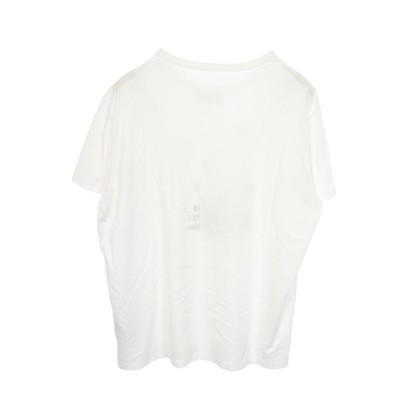 ナンバリング ロゴ 刺繍 Tシャツ コットン ホワイト メゾンマルジェラ トップス Maison Margiela