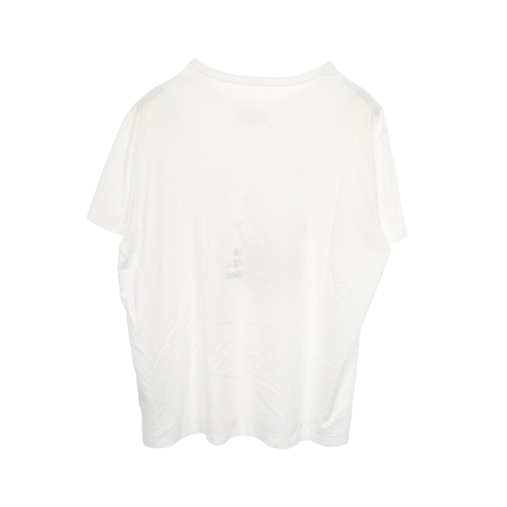 ナンバリング ロゴ 刺繍 Tシャツ コットン ホワイト メゾンマルジェラ トップス Maison Margiela