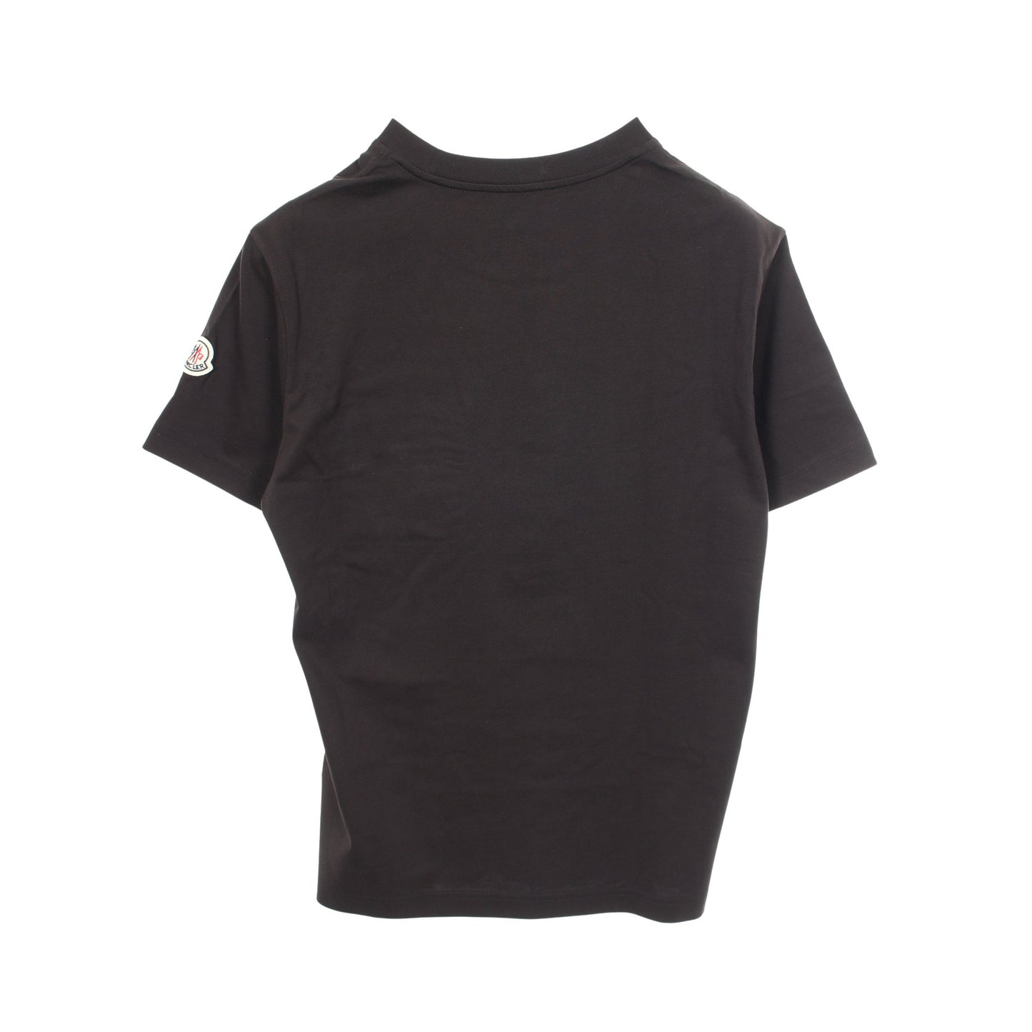 ポケット付き クルーネック Tシャツ 半袖Tシャツ コットン ブラック モンクレール