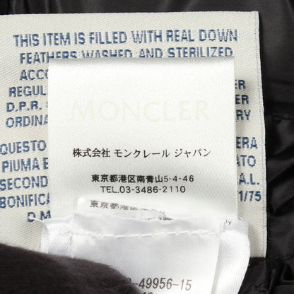 HERMIFUR エルミファー ダウンコート ナイロン ブラック モンクレール アウター MONCLER