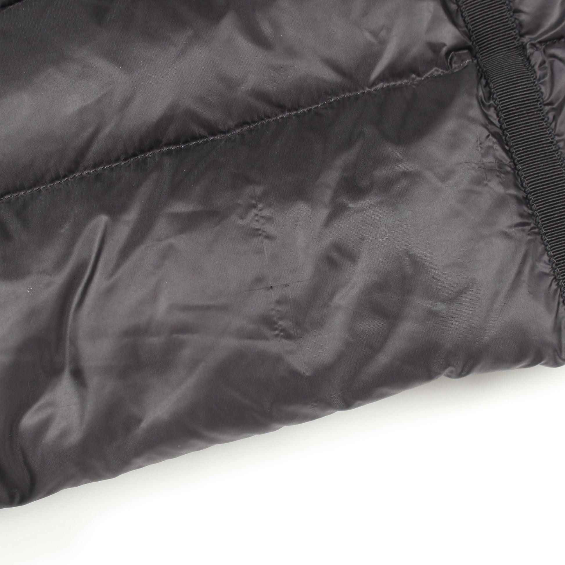 HERMIFUR エルミファー ダウンコート ナイロン ブラック モンクレール アウター MONCLER