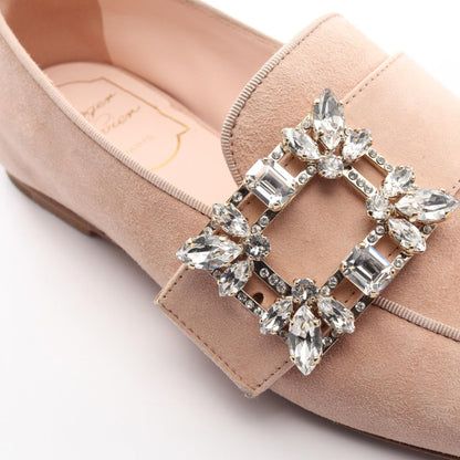 Mini Broche カジュアルシューズ スエード ピンクベージュ ロジェヴィヴィエ