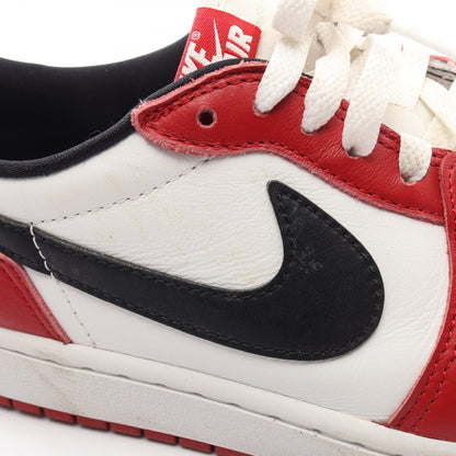 AIR JORDAN 1 RETRO LOW OG エアジョーダン1 レトロ ロー スニーカー レザー ホワイト レッド ブラック ナイキ