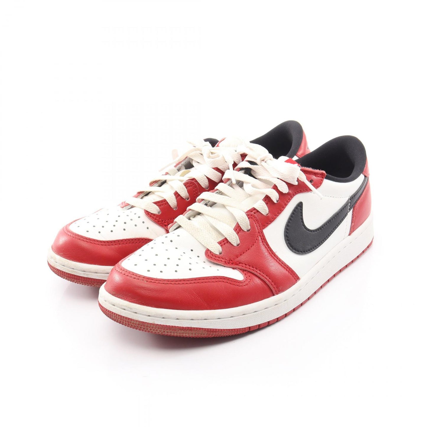 AIR JORDAN 1 RETRO LOW OG エアジョーダン1 レトロ ロー スニーカー レザー ホワイト レッド ブラック ナイキ