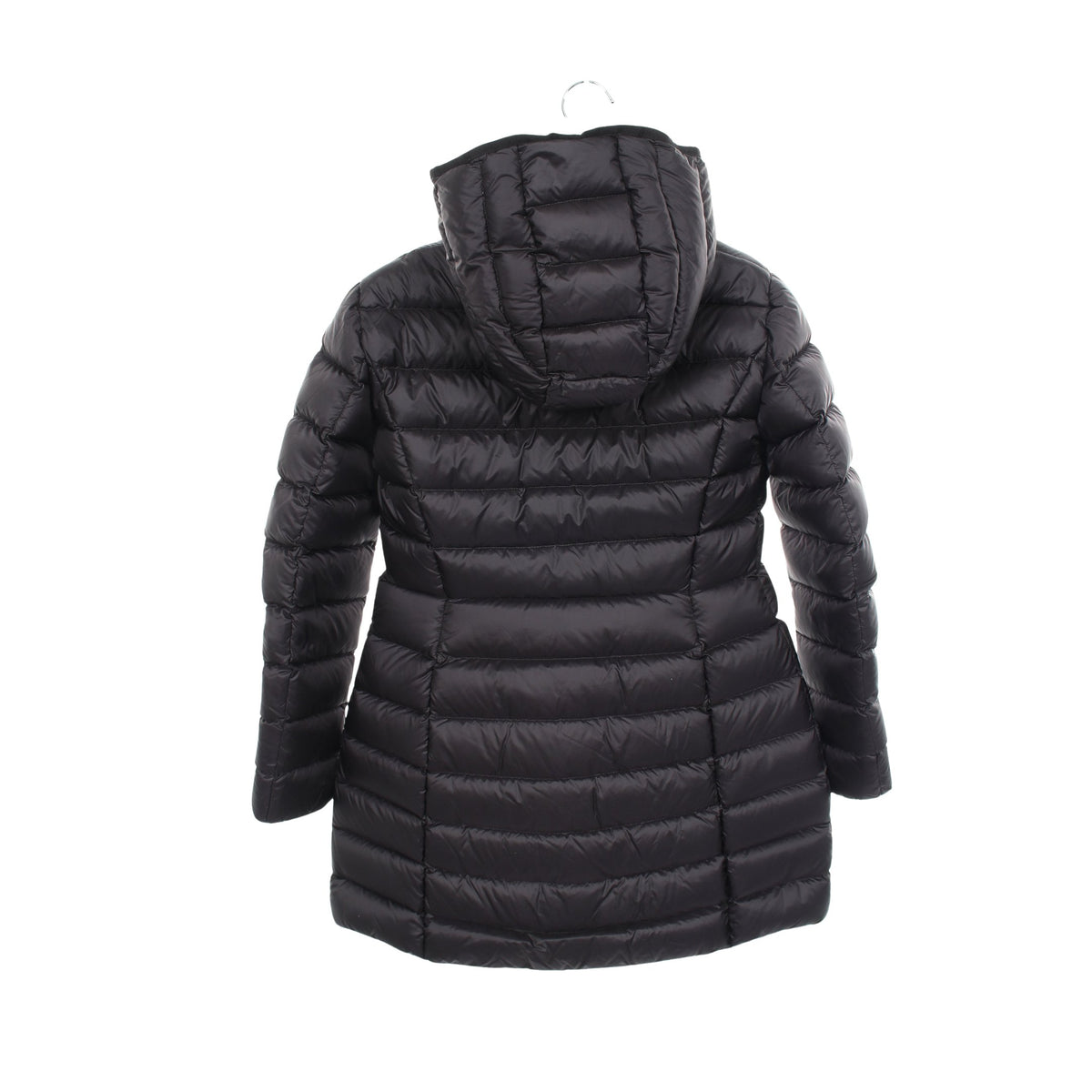 HIRMA イルマ フード付き キッズ ダウンコート ナイロン ブラック モンクレール アウター MONCLER