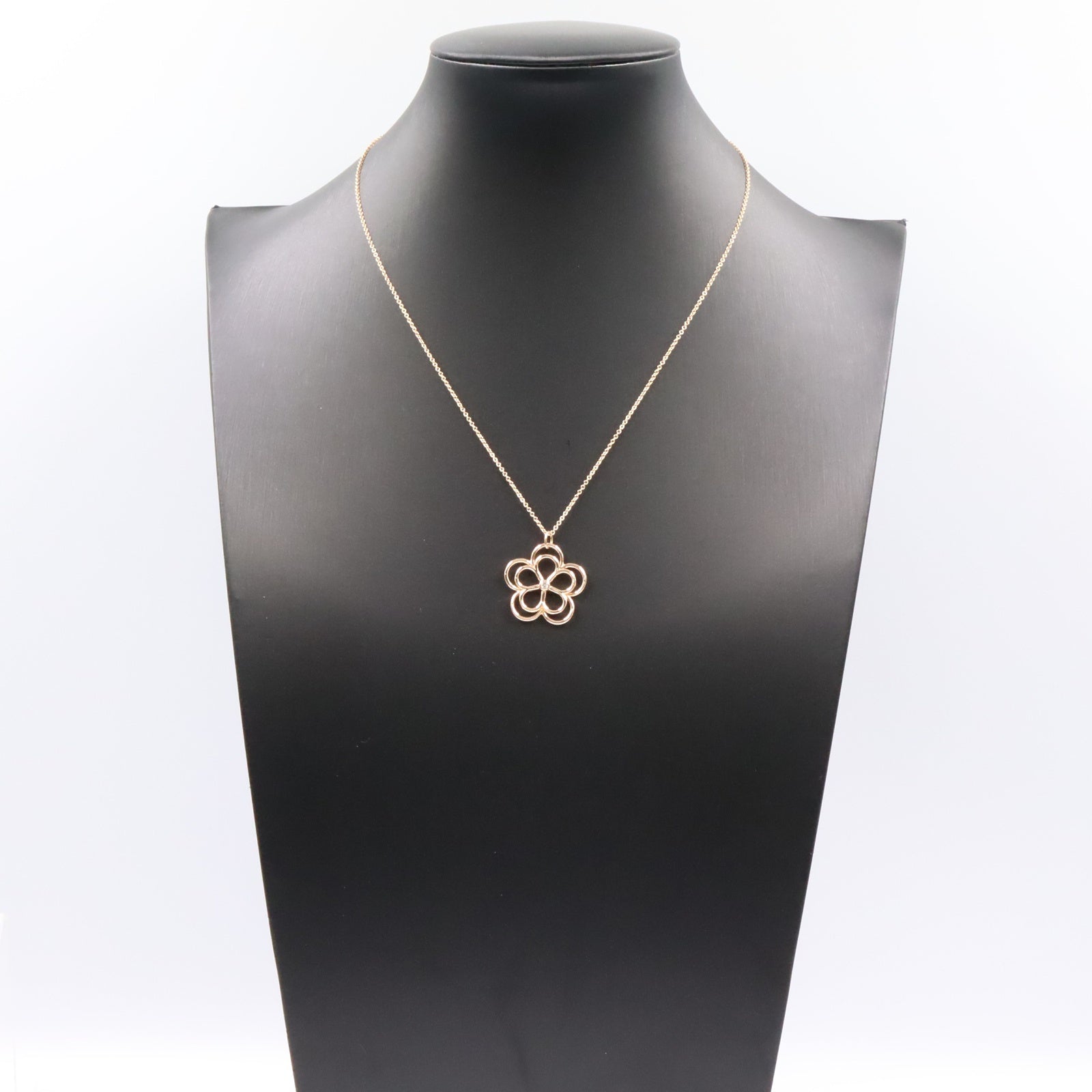 オープンフラワー 1PD ネックレス ネックレス K18PG ダイヤモンド ピンクゴールド クリア ティファニー アクセサリー TIFFANY & Co.