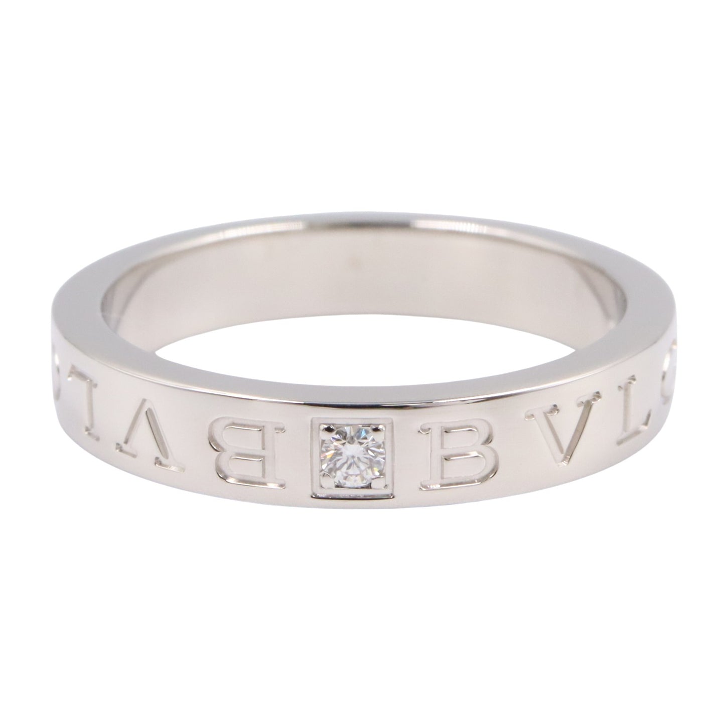 B-zero1 ビーゼロワン リング 1PD リング 指輪 K18WG ダイヤモンド ホワイトゴールド クリア ブルガリ アクセサリー BVLGARI