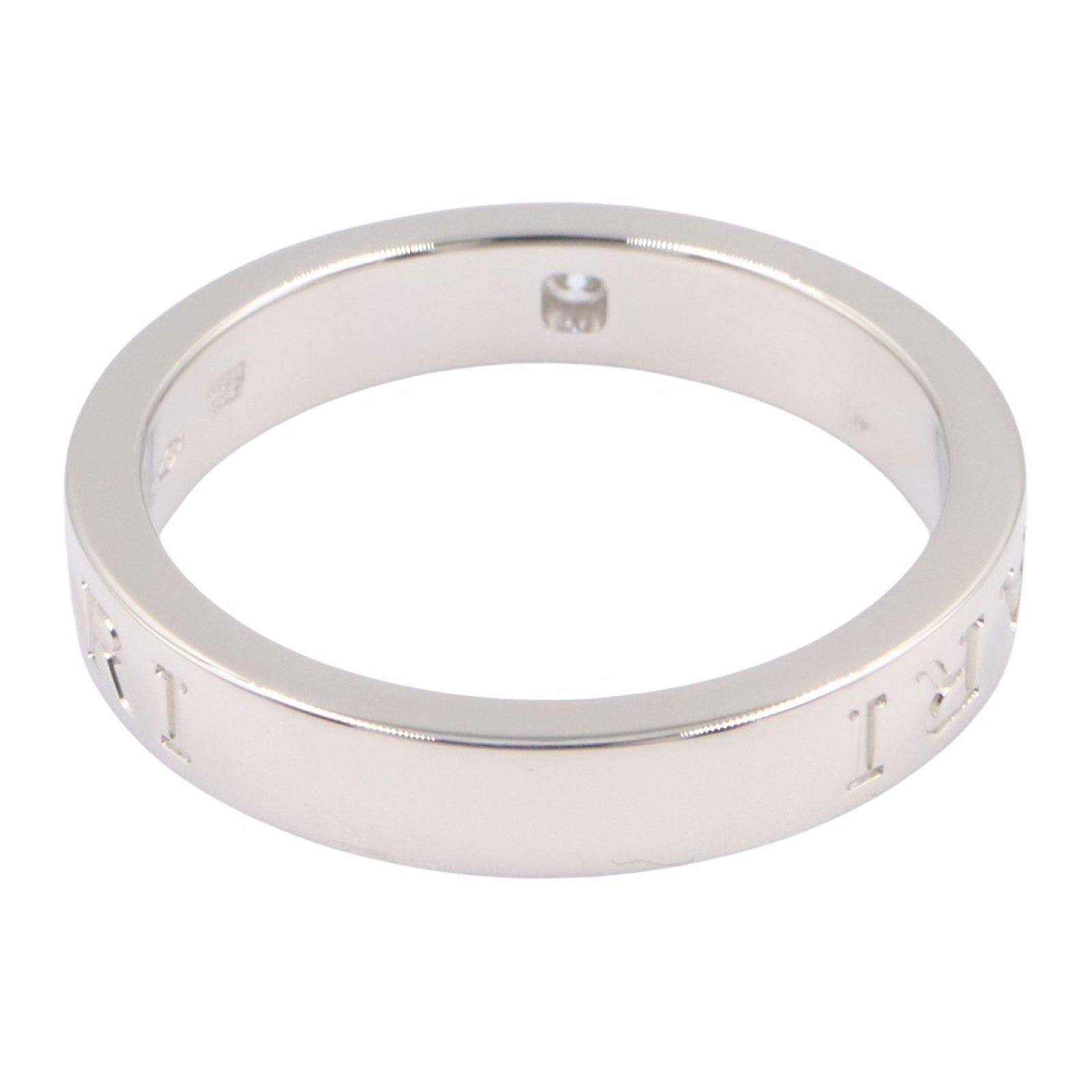 B-zero1 ビーゼロワン リング 1PD リング 指輪 K18WG ダイヤモンド ホワイトゴールド クリア ブルガリ アクセサリー BVLGARI