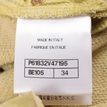 パンツ コットン ゴールド シャネル ボトムス CHANEL