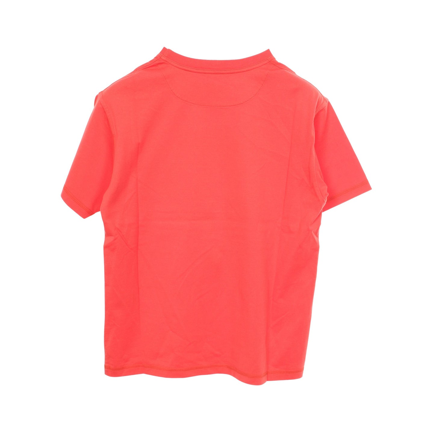 BRIDES de GALA プリント 半袖Tシャツ コットン オレンジレッド エルメス