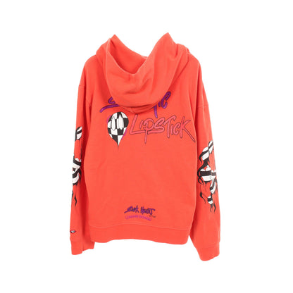 Chrome Hearts × MATTY BOY SPARK THE HEART プルオーバーパーカー コットン オレンジレッド クロムハーツ